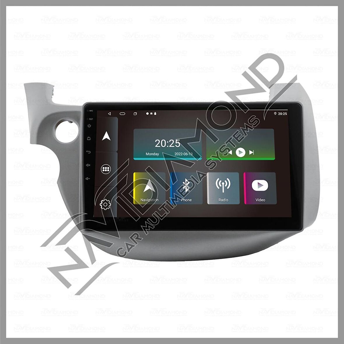 NAVIDIAMOND HONDA JAZZ 2008-2013 4 GB RAM 64 GB HAFIZA ANDROID MULTIMEDIA TEYP