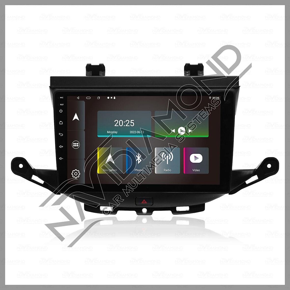 NAVIDIAMOND OPEL ASTRA K 2016-2019 4 GB RAM 64 GB HAFIZA ANDROID MULTIMEDIA TEYP