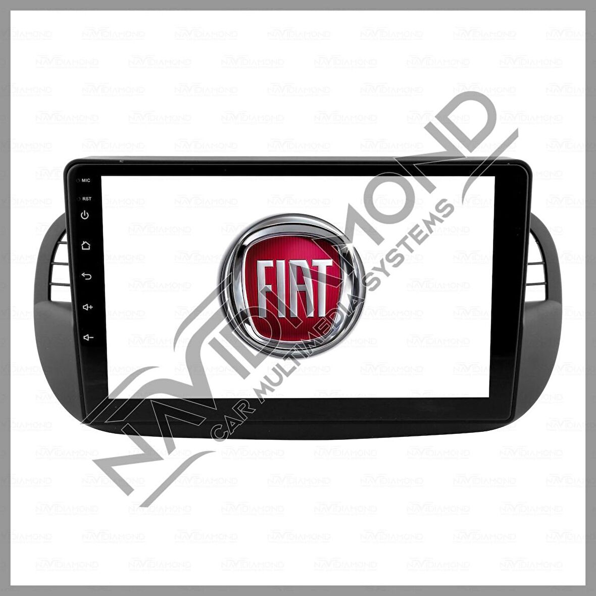 NAVIDIAMOND FIAT 500 AİLESİ 2008-2014 2 GB RAM 16 GB HAFIZA ANDROID MULTIMEDIA TEYP
