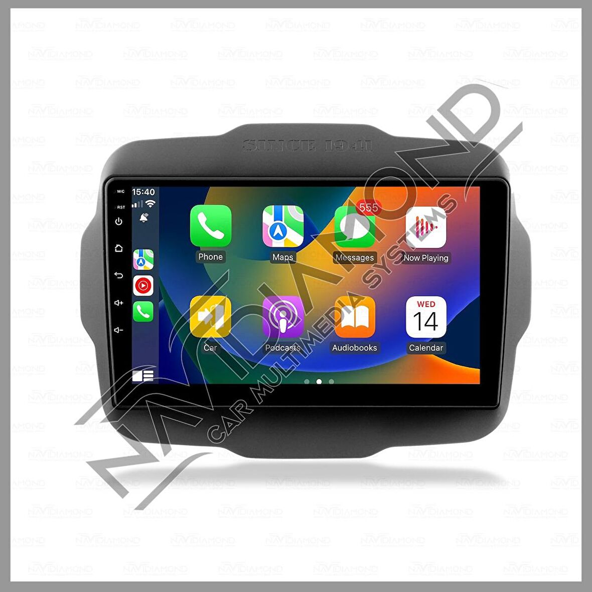 NAVIDIAMOND JEEP RENEGADE 2014-2023 6 GB RAM 128 GB HAFIZA ANDROID CARPLAY MULTIMEDIA TEYP