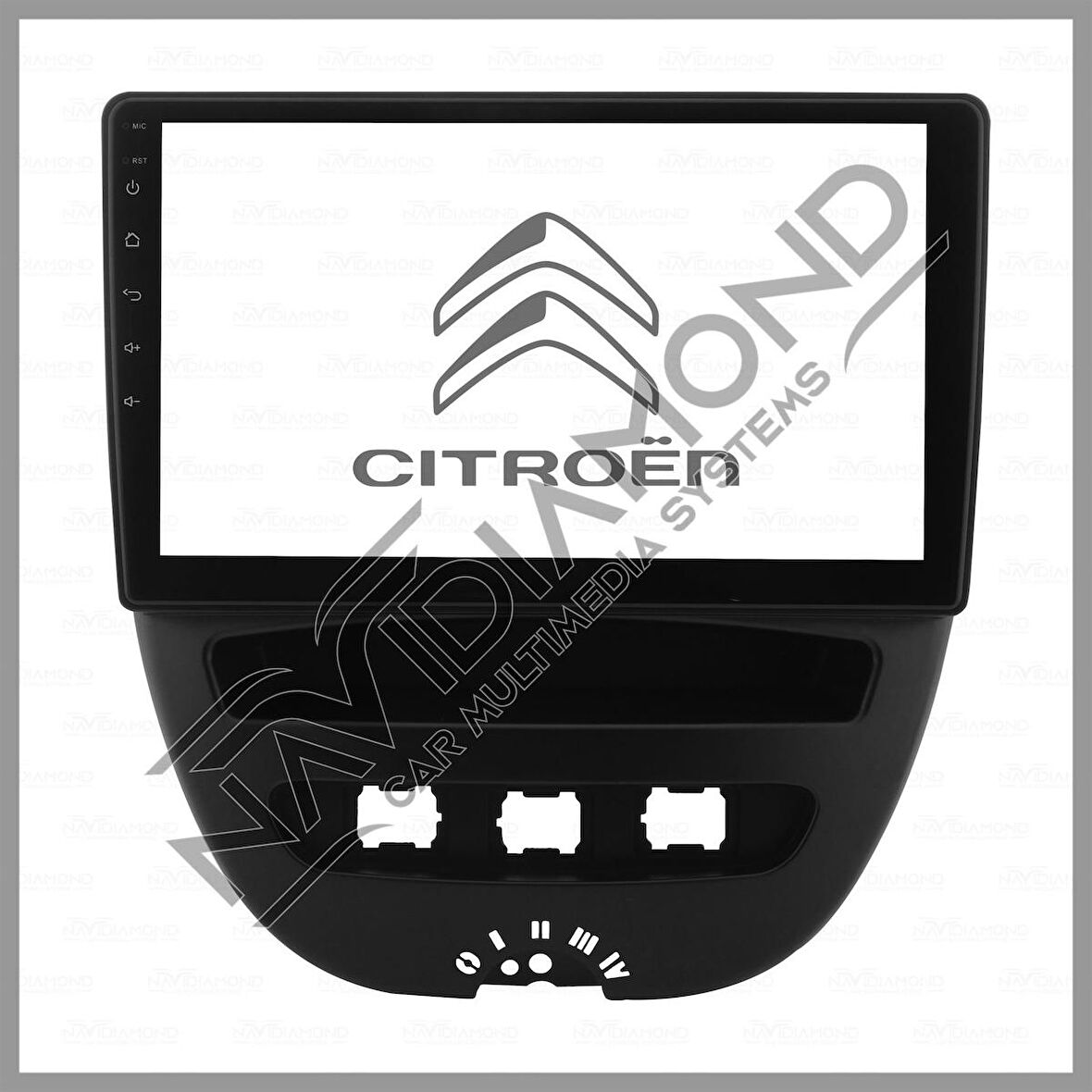 NAVIDIAMOND CITROEN C1 2007-2013 2 GB RAM 32 GB HAFIZA ANDROID MULTIMEDIA TEYP