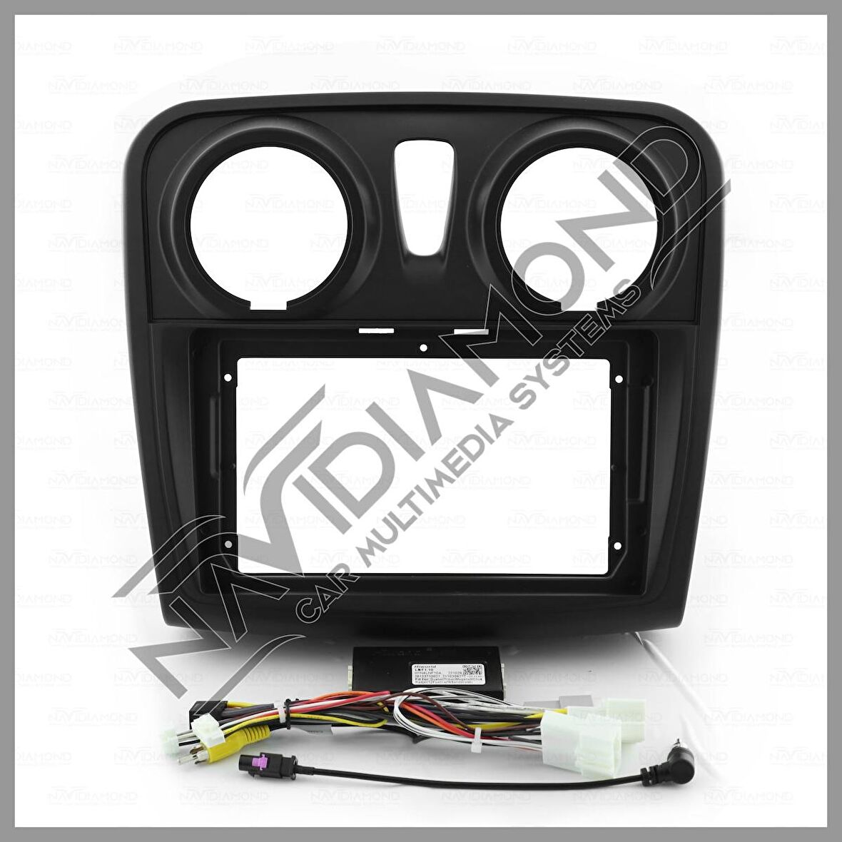 NAVIDIAMOND DACIA SANDERO 2014-2020 ANDROİD TEYP ÇERÇEVE (9 INCH) - SOKET - CANBUS