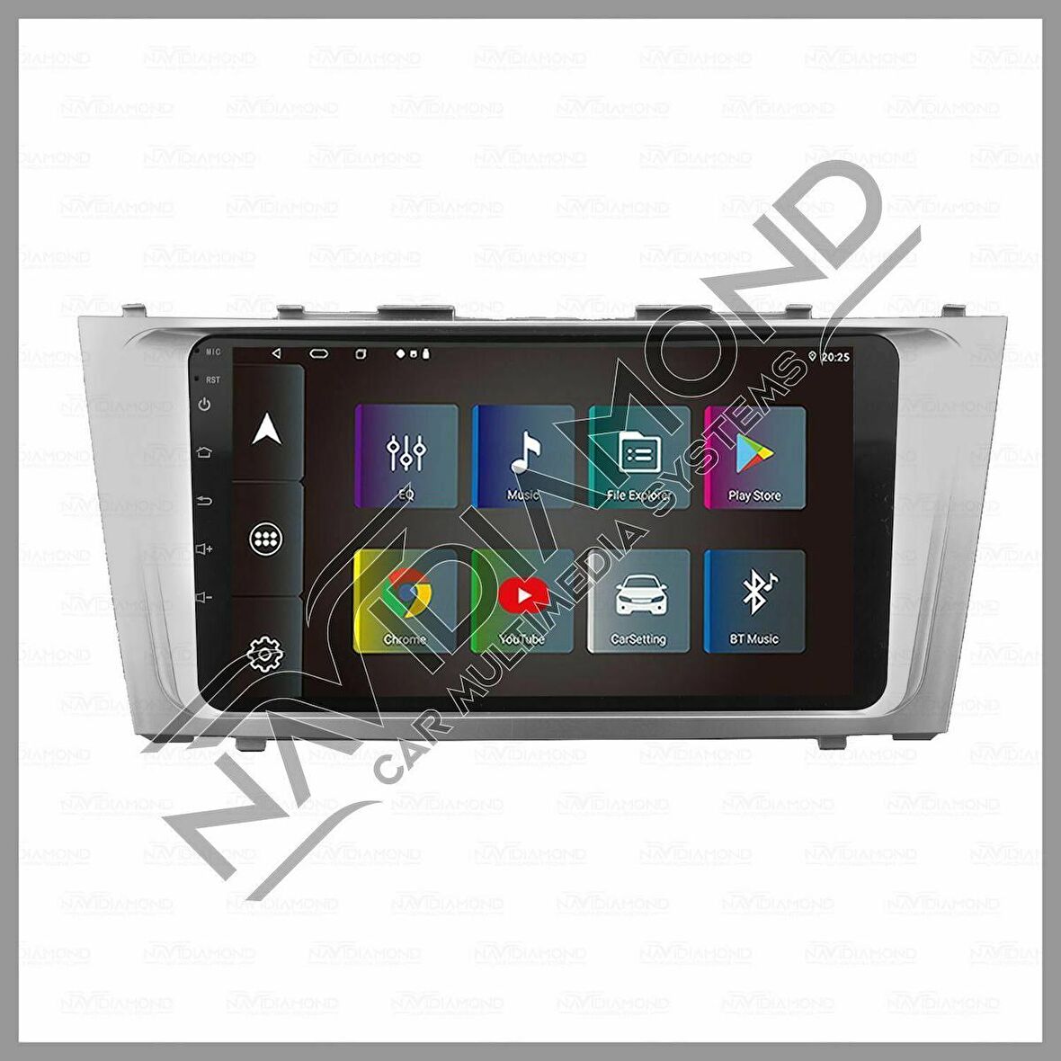NAVIDIAMOND TOYOTA CAMRY 8 GB RAM 128 GB HAFIZA ANDROID MULTIMEDIA TEYP