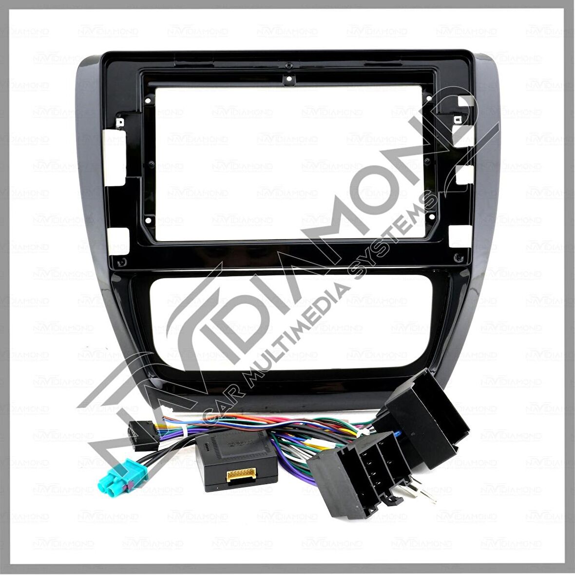 NAVIDIAMOND VOLKSWAGEN JETTA 2012-2019 DIJITAL ANDROID TEYP ÇERÇEVE (10 INCH) - SOKET - CANBUS