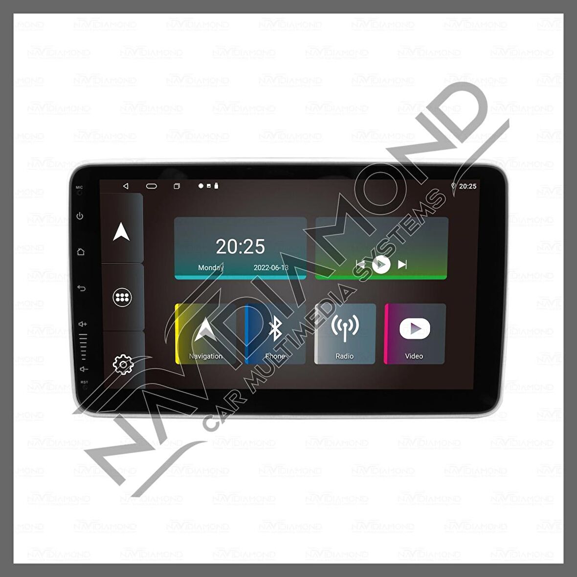NAVIDIAMOND 10 INCH 4 GB 64 GB HAFIZA HER ARACA UYUMLU 360 DERECE ANDROID EKRAN TEYP