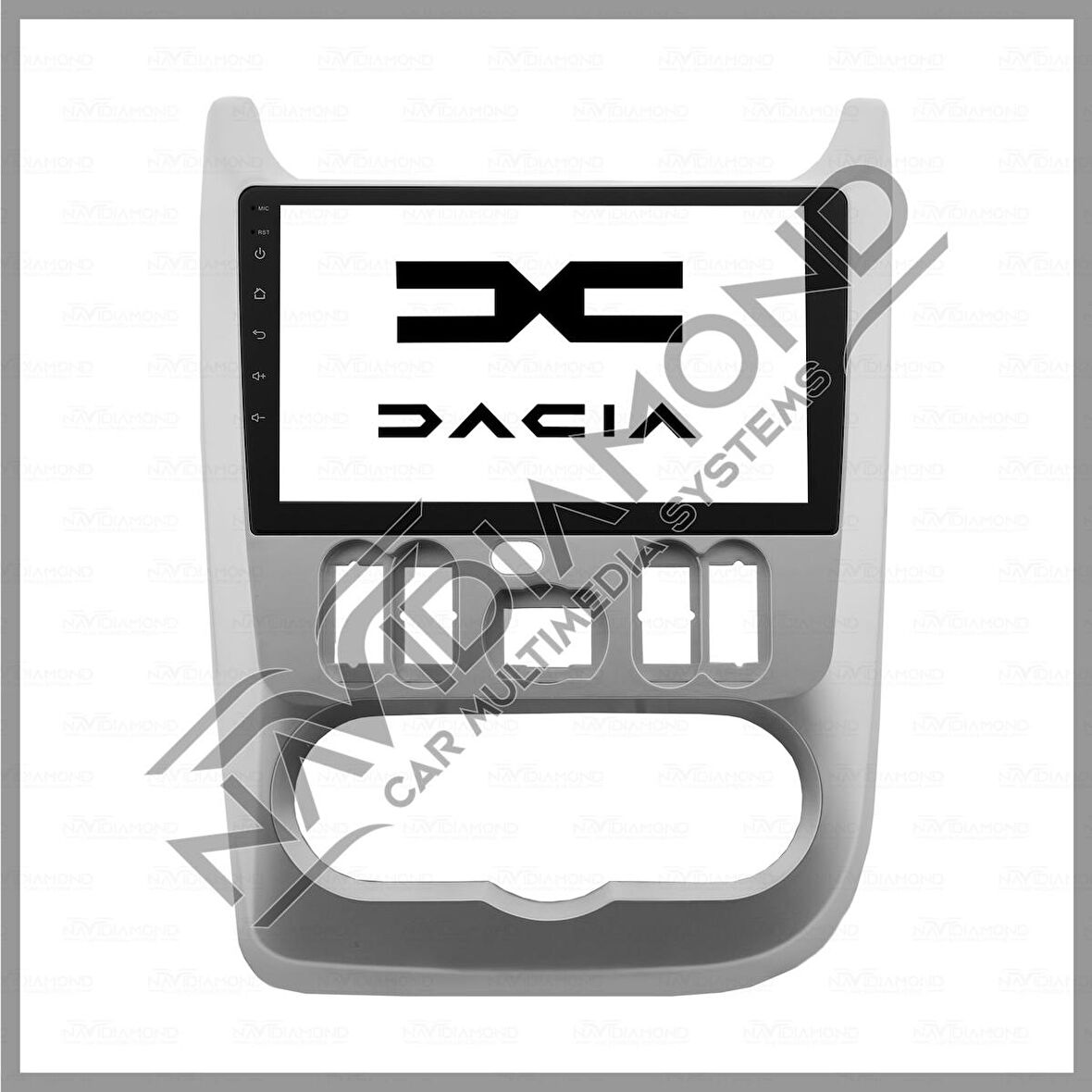 NAVIDIAMOND DACIA LOGAN GRİ 2011-2012 8 GB RAM 128 GB HAFIZA ANDROID SERIES TEYP