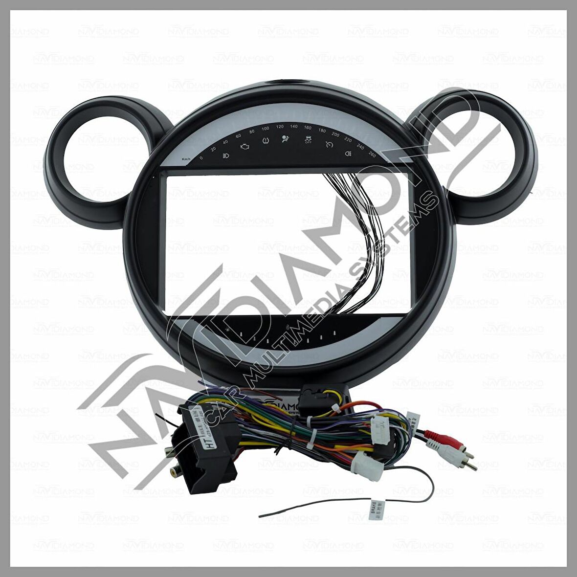 NAVIDIAMOND MINI JOHN COOPER 2008-2012 ANDROİD ÇERÇEVE (9 INCH) - SOKET - CANBUS