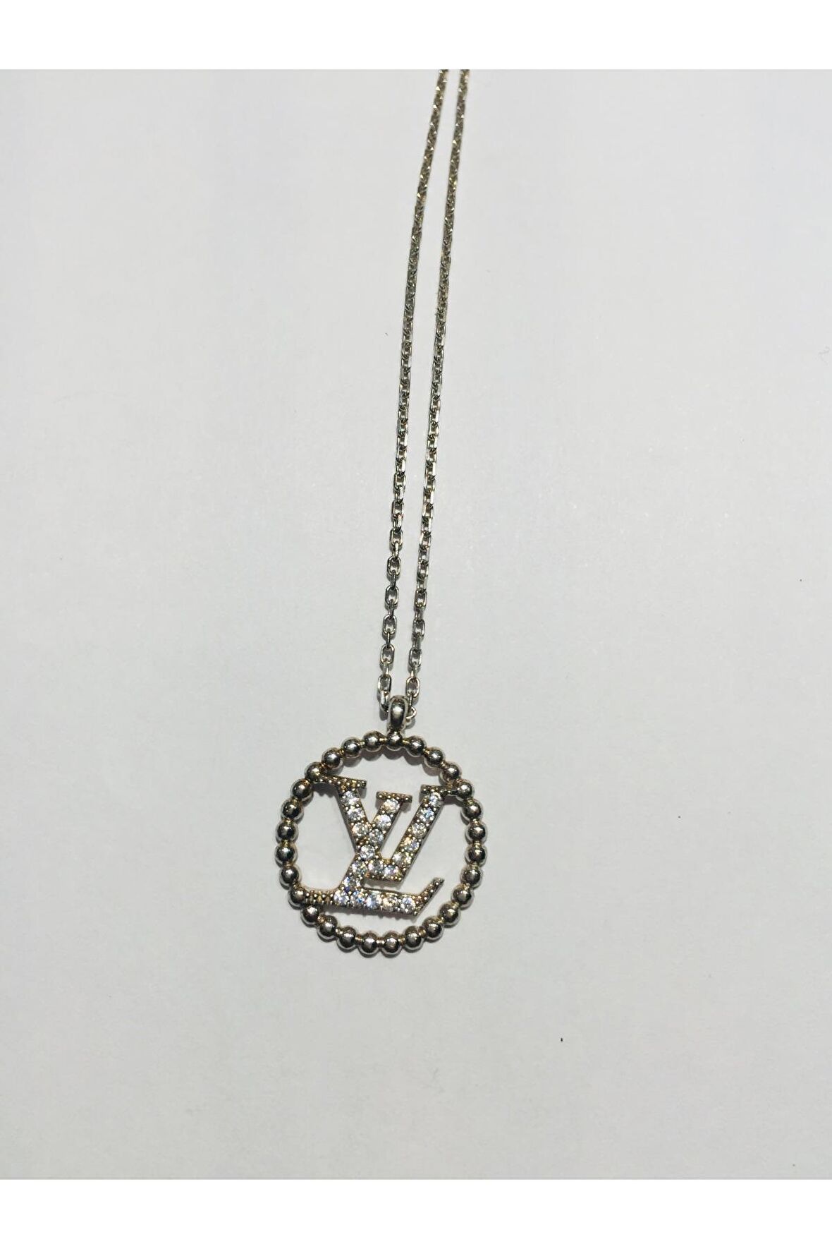 925 GÜMÜŞ KADIN KOLYE ROSE ALTIN GOLD 