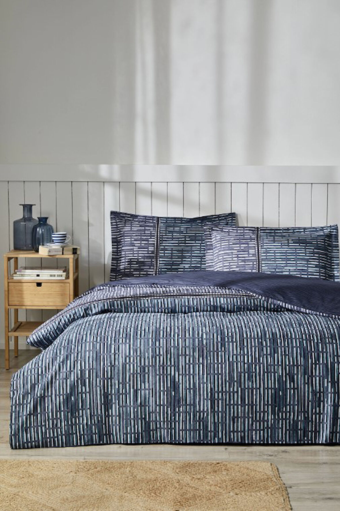 Özdilek Maskülen Çift Kişilik Nev Takımı Modra Mavi