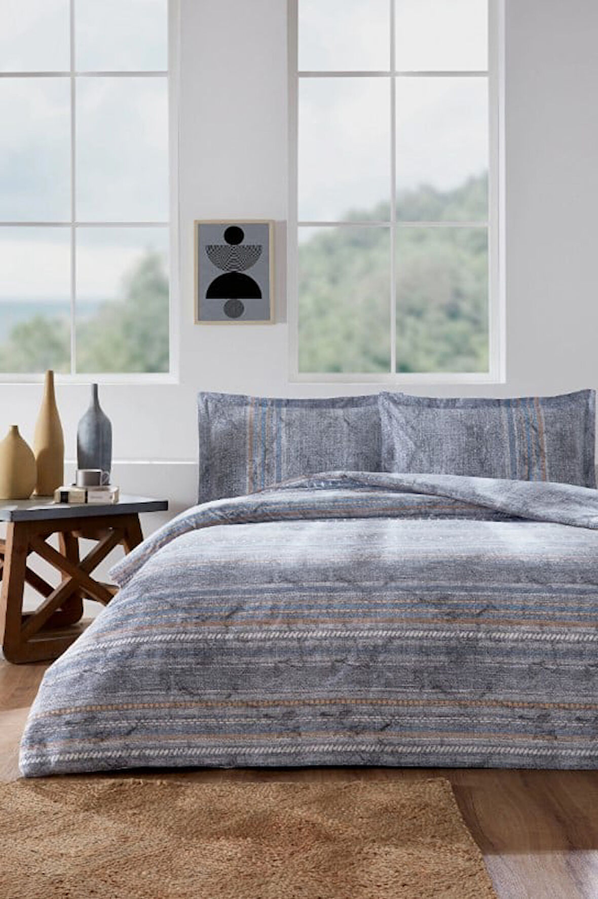 Özdilek Denim Çift Kişilik Nev Takımı Colorado Mavi