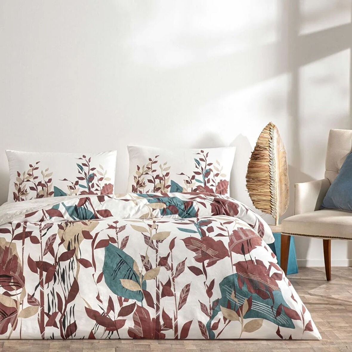 Çift Kişilik Ranforce Nev Takımı Daisy Ekru