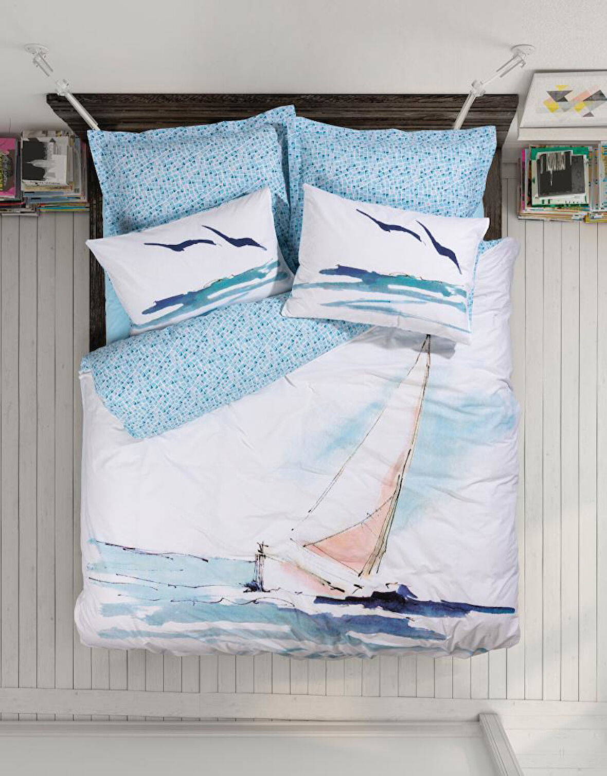 Maritime Nev Takımı Çift Kişilik Sail Mavi