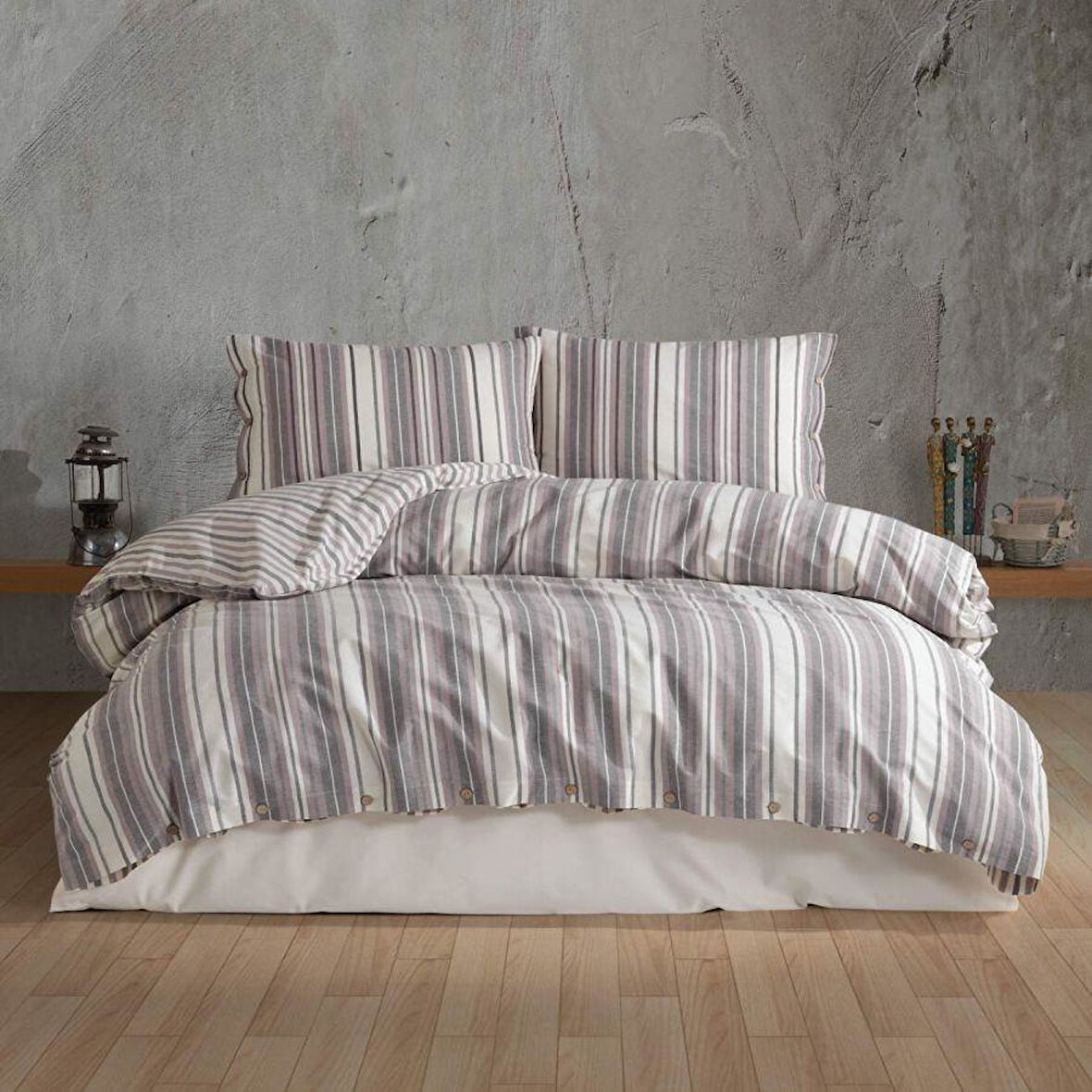 Butik Native Serisi Çift Kişilik Nev Takımı Rune v1 Lila