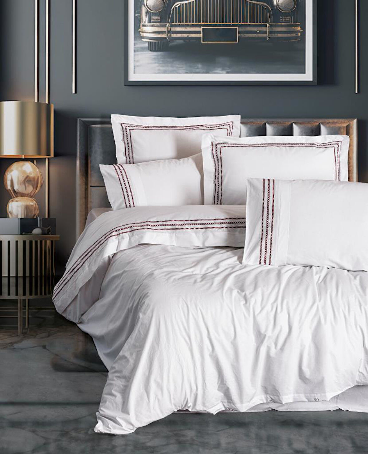 Classic Pamuk Nev Takımı Çift Kişilik Helya