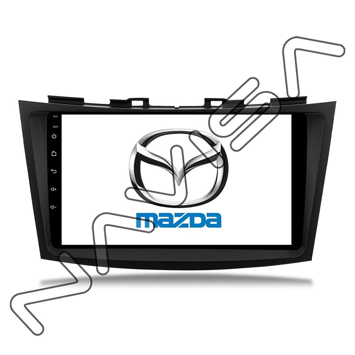 NAVISA MAZDA 3 2009-2013 8 GB RAM 128 GB HAFIZA ANDROID MULTIMEDIA TEYP