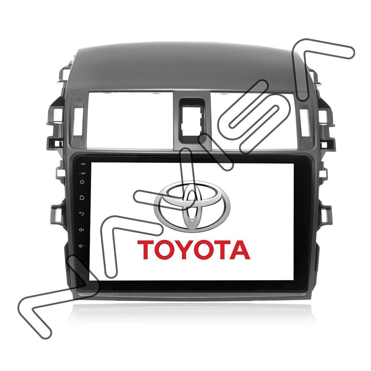 NAVISA TOYOTA COROLLA 2007-2012 2 GB RAM 32 GB HAFIZA ANDROID MULTIMEDIA TEYP