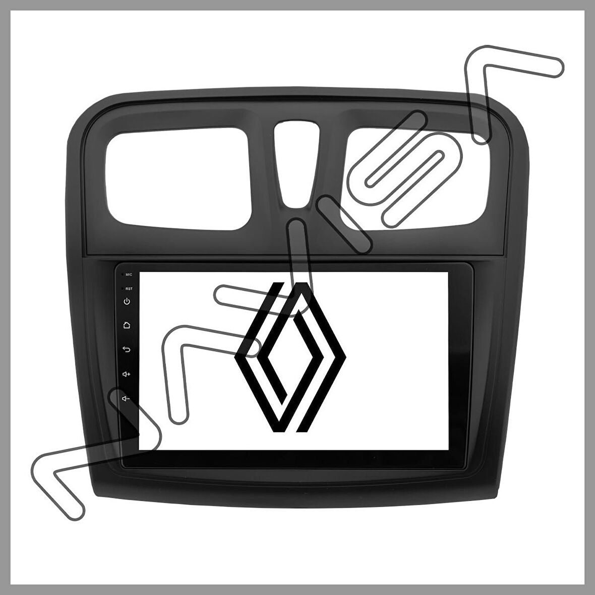 NAVISA RENAULT SYMBOL 2 GB RAM 32 GB HAFIZA ANDROID MULTIMEDIA TEYP