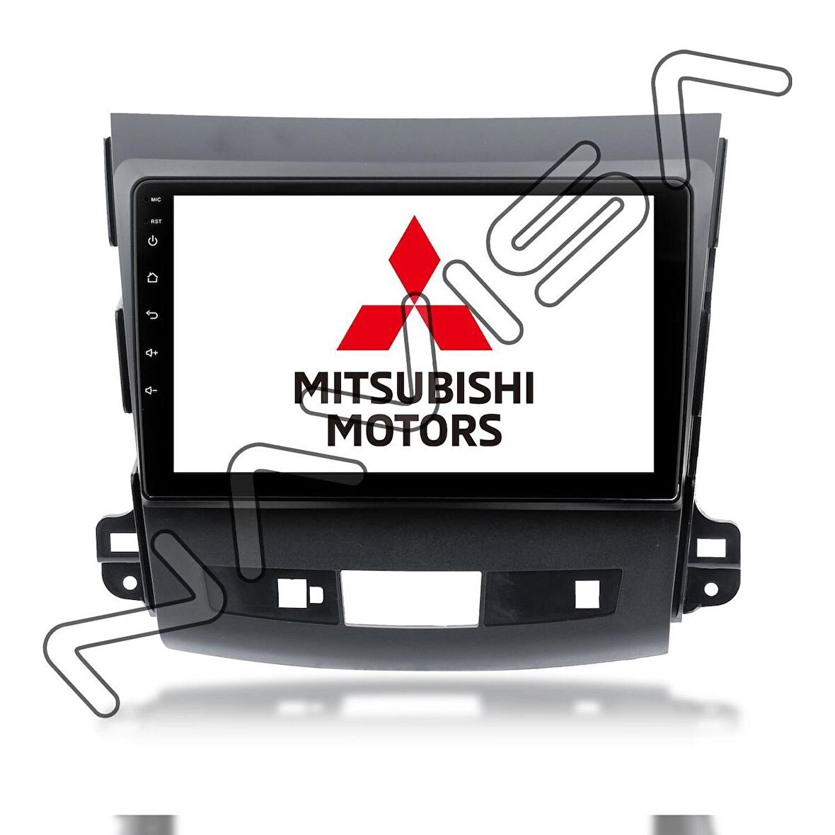 NAVISA MITSUBISHI OUTLANDER 2008-2014 2 GB RAM 32 GB HAFIZA ANDROID MULTIMEDIA TEYP