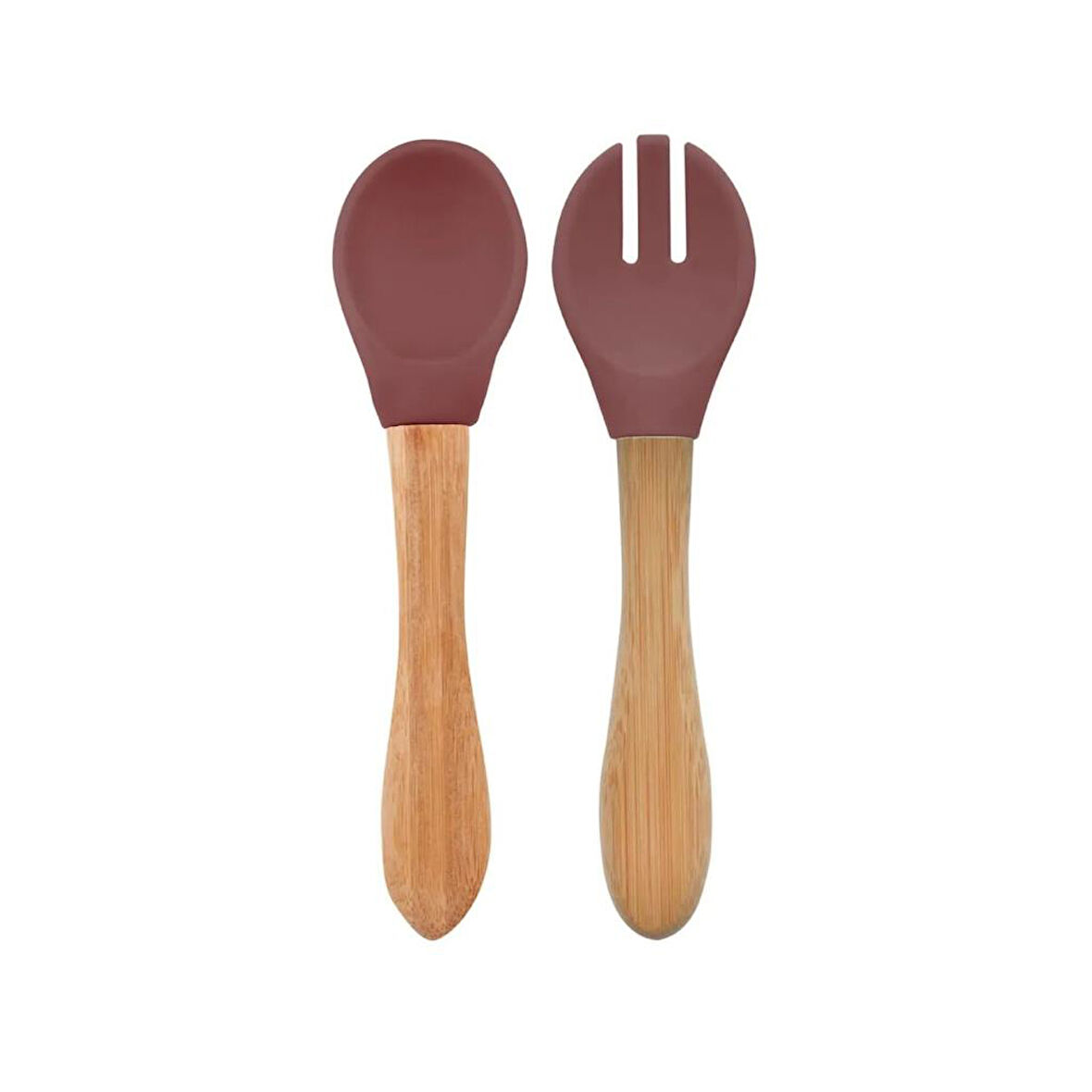 Mama Kaşığı ve Çatal Seti Velvet Rose