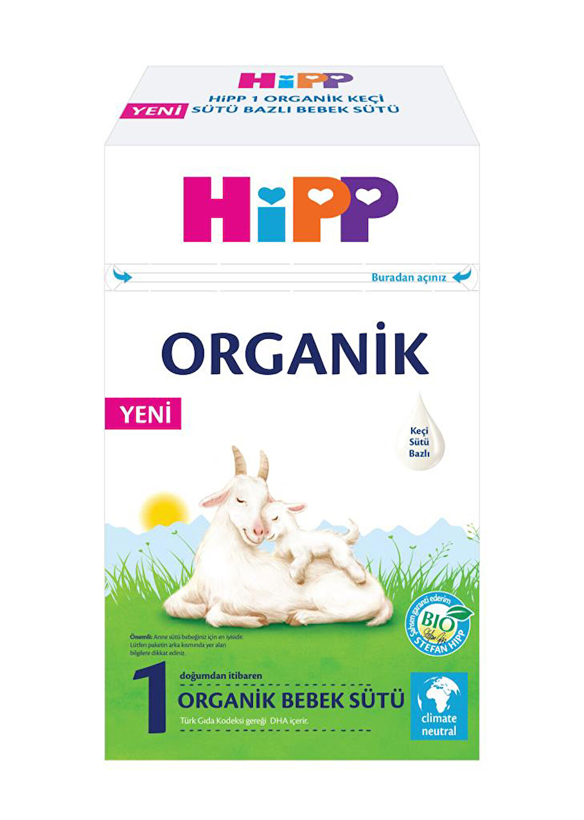 Nessiworld  p 1 Organik Keçisütü Bazlı Bebek Sütü 400 Gr
