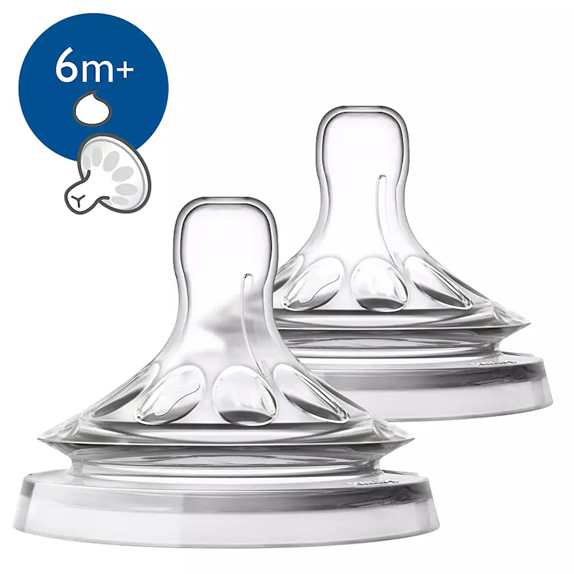 Avent Natural Biberon Emziği Y Kesik 6 Ay+ 2li SCF046/27