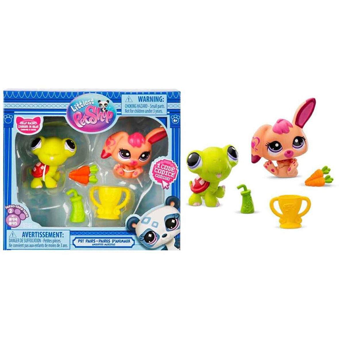 Nessiworld 0620 Littlest Pet Shop Minişler 2 li Figür Seti S2