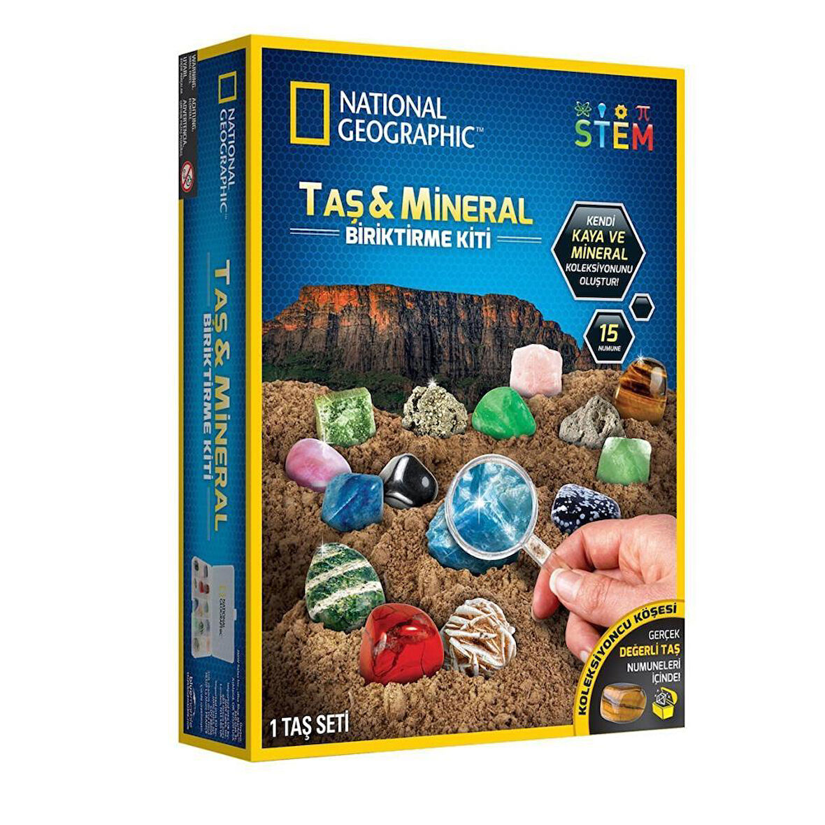 Nessiworld NAT03002 National Geographic Taş ve Mineral Biriktirme Kiti - RTNGRM15 +8 yaş