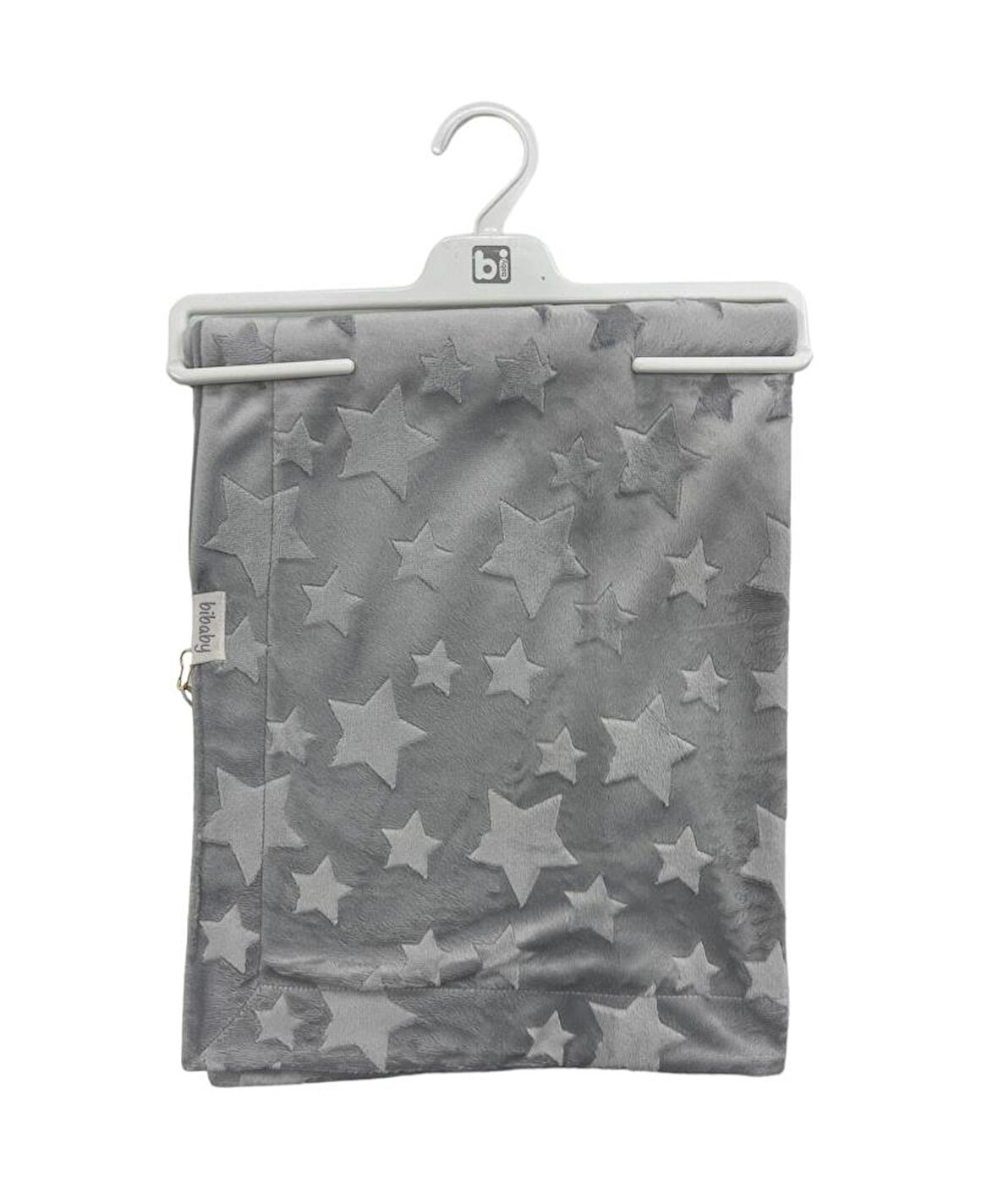 Nessiworld Nessiworld Bibaby Jacquard Star 82x90 Battaniye 64726 Grey