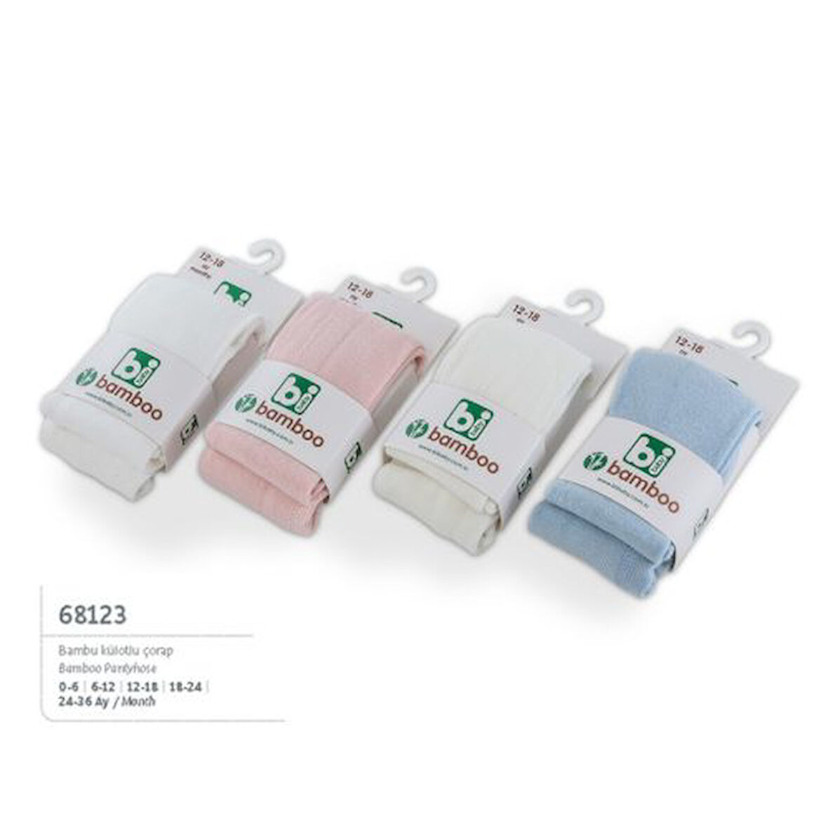   Bambu Külotlu Çorap 68123 Naturel