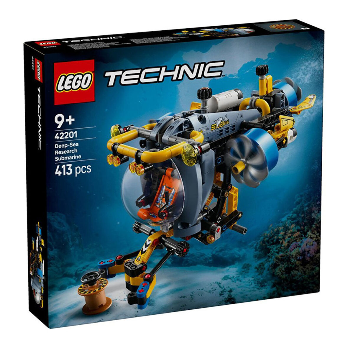 42201 Technic Derin Deniz Araştırma Denizaltısı 413 parça +9 yaş