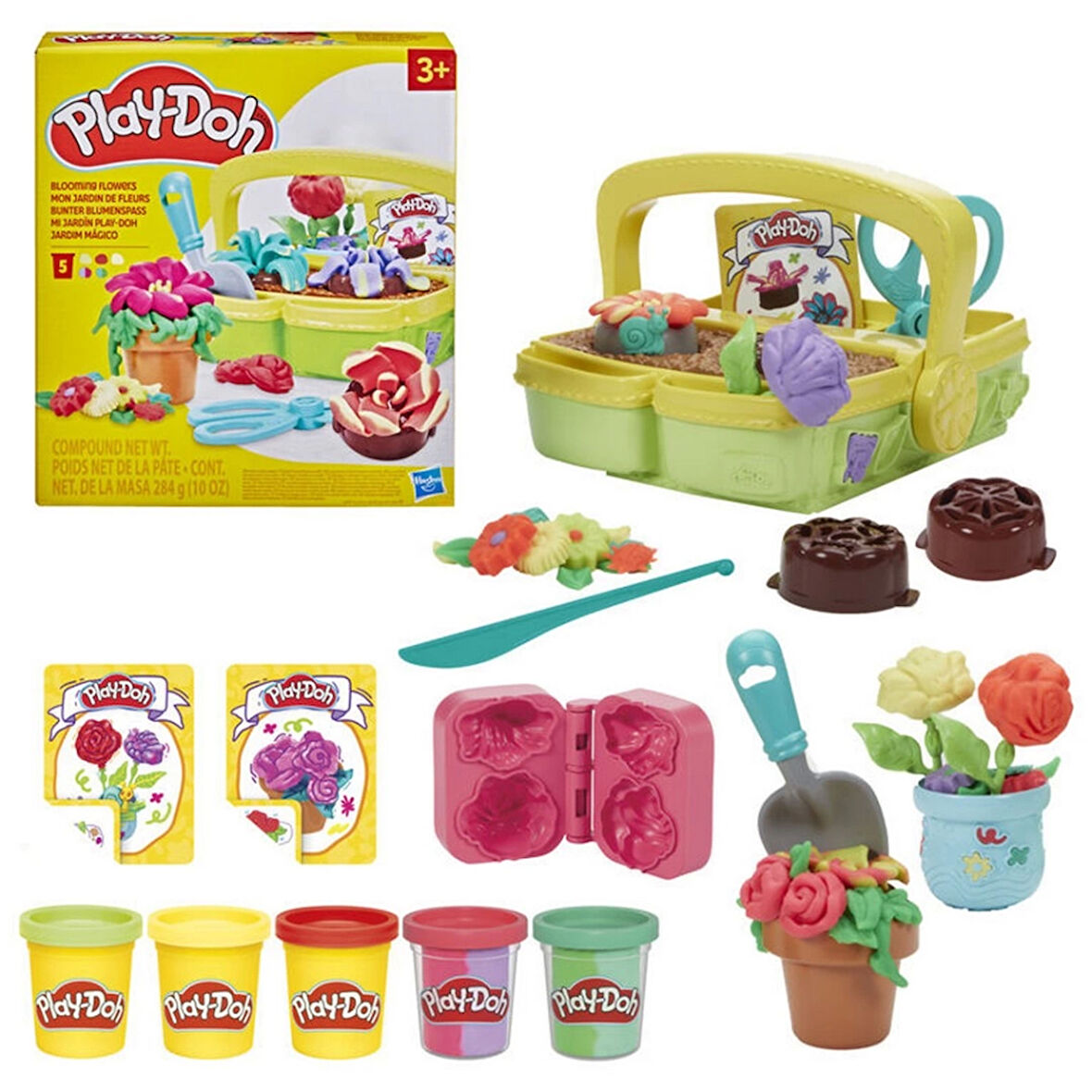 Nessiworld Play-Doh Renkli Çiçekler Botanik Oyun Seti