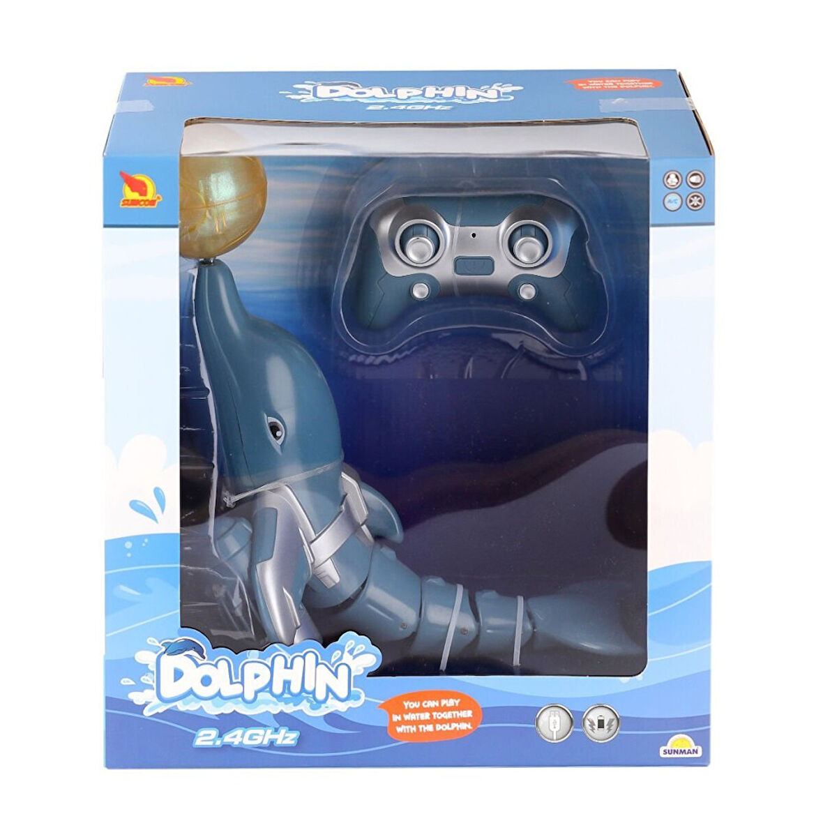 5652  Kumandalı Yunus Balığı BALIĞI FF 2 4GHZ 3 7V USB