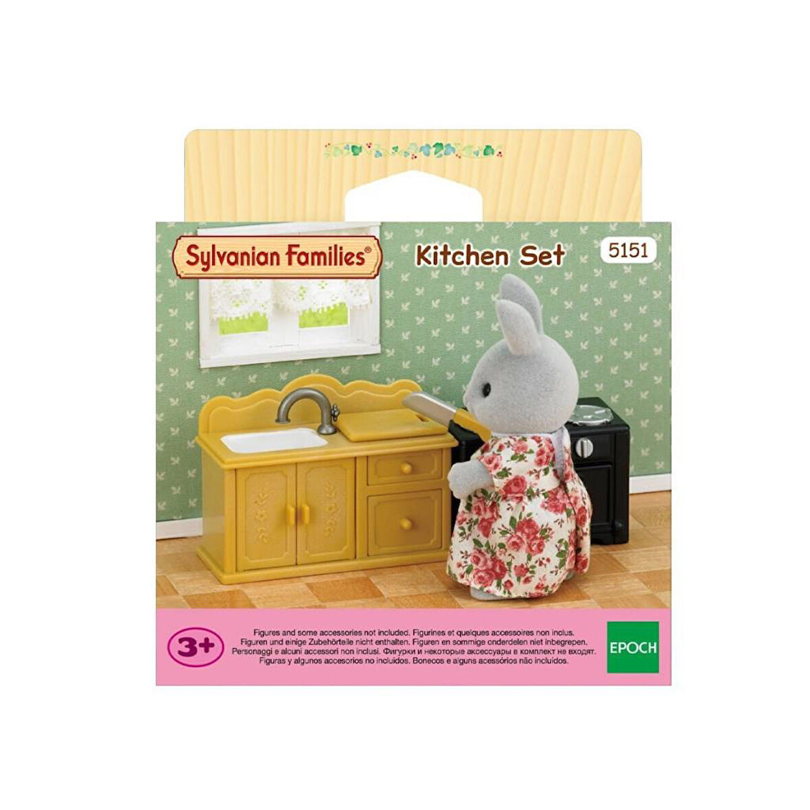 Nessiworld 5151 Sylvanian Families Mutfak Lavabo Seti (figürler dahil değildir) +3 yaş