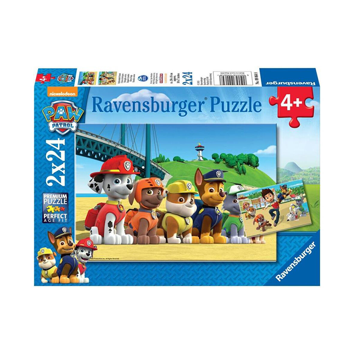 Nessiworld 90648 Paw Patrol 2x24 parça Ravensburger Puzzle
