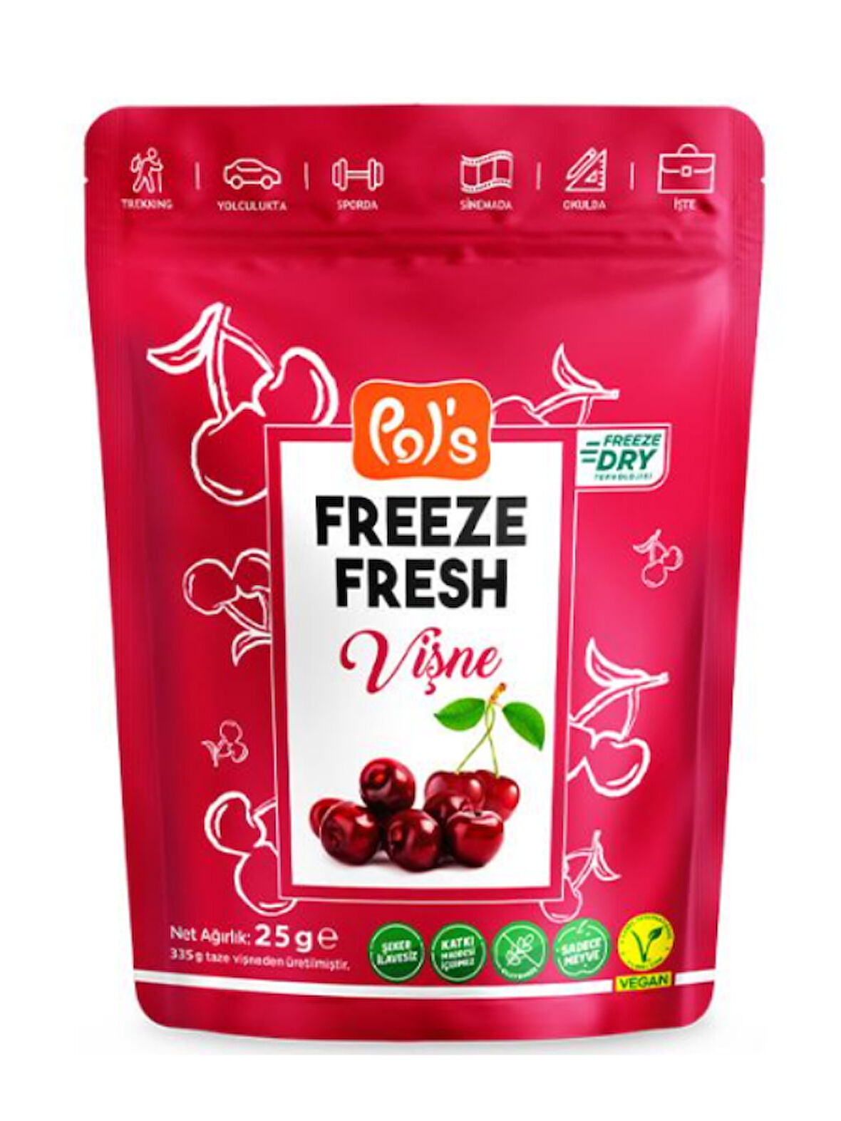Pol’s Freeze Fresh Vişne 20 Gr