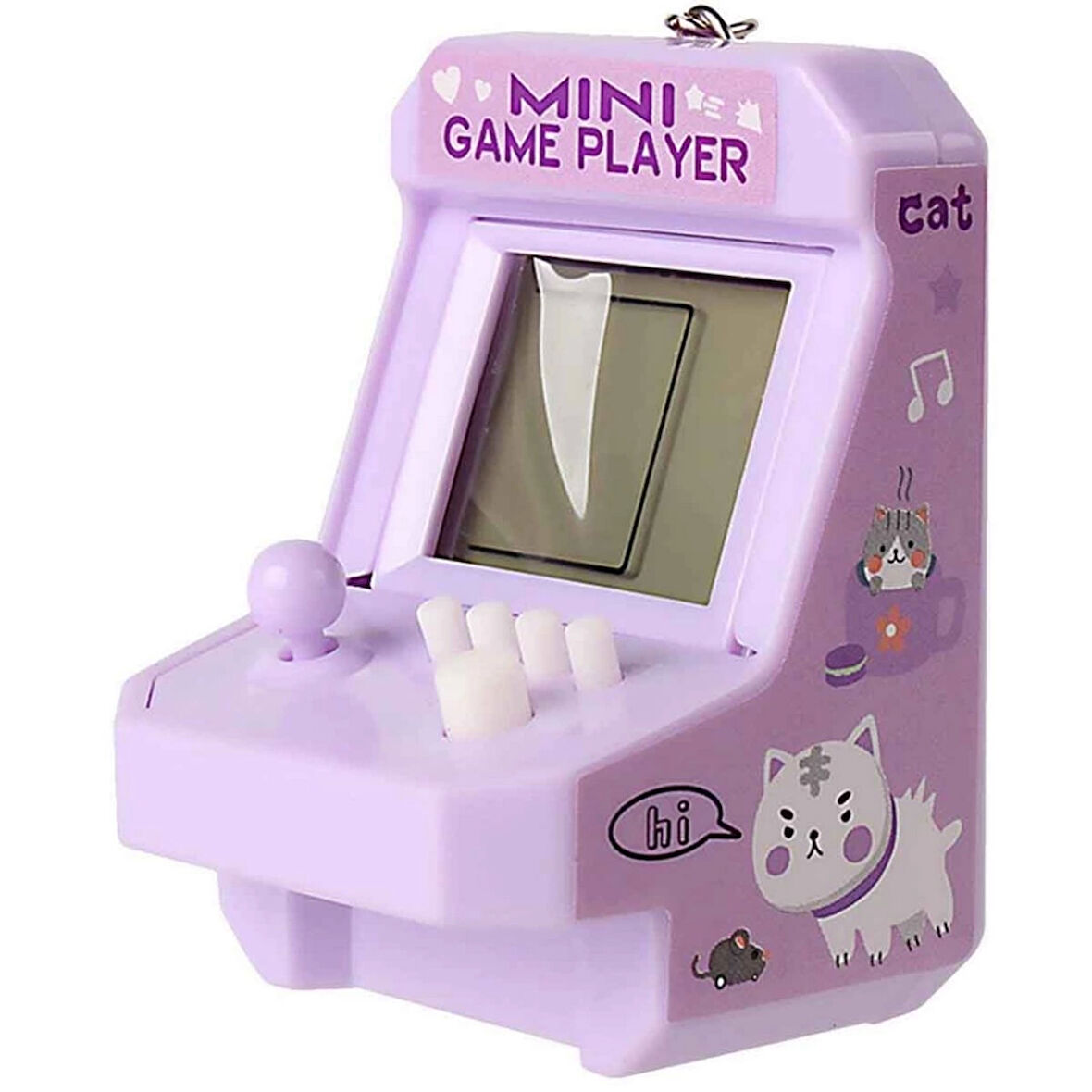 Mini Oyun Konsolu 23 Oyun Modlu Tetris Anahtarlık