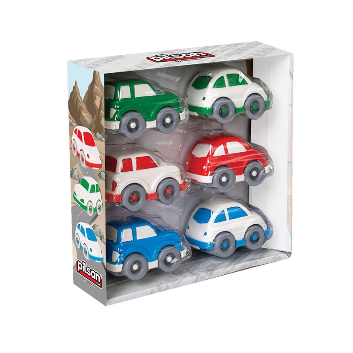 Nessiworld 07 691 MİNİ ARABALAR 6 LI