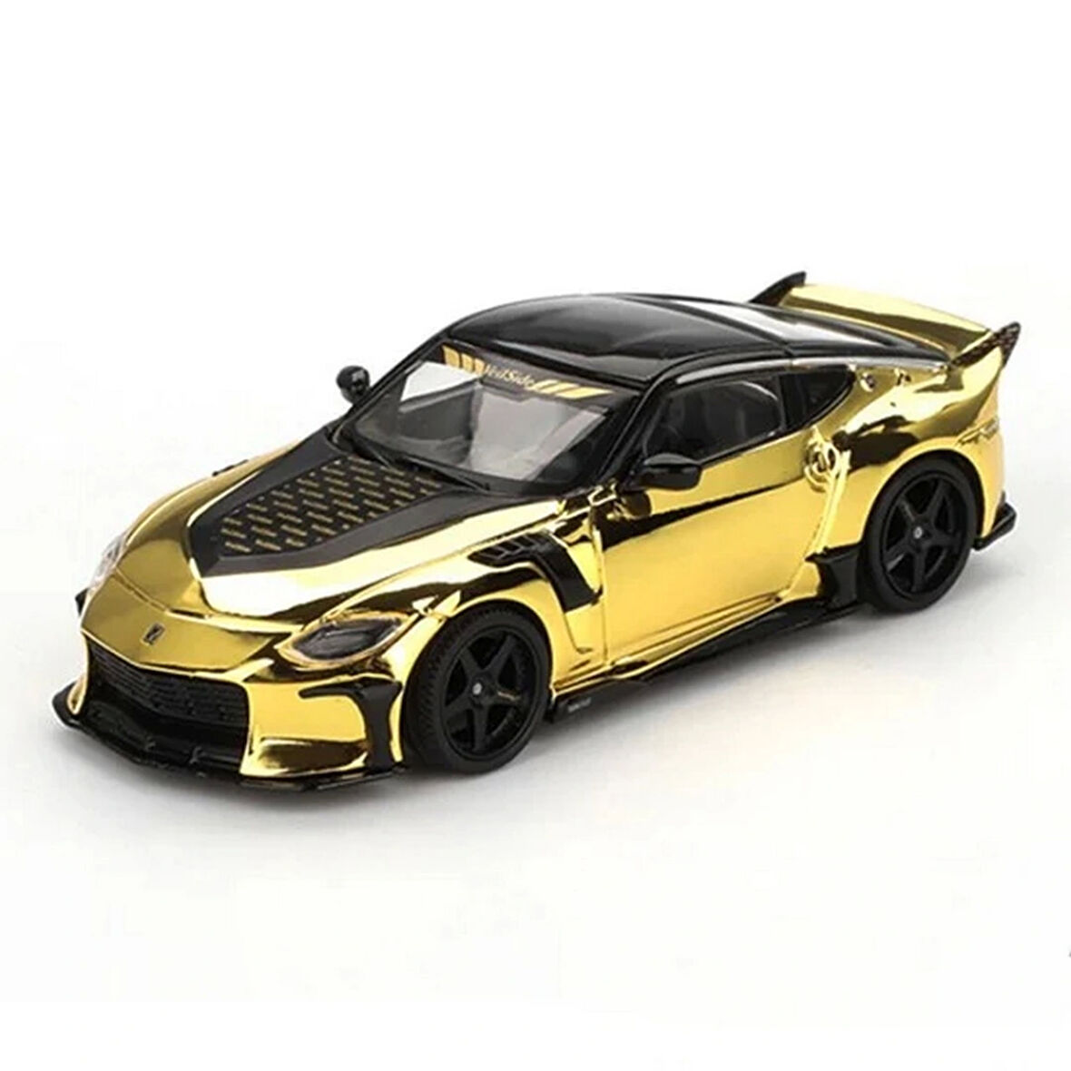 NessiWorld GT 1/64 Nissan Z VeilSide FFZ400 Gold Chrome