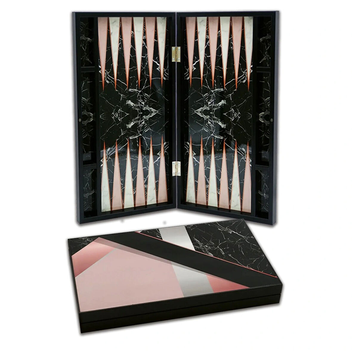 Elegance Glossy Noir Marble Tavla