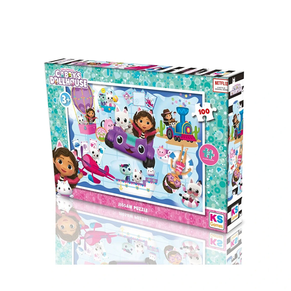 NessiWorld Gabby's Dollhouse Puzzle 100 Parça