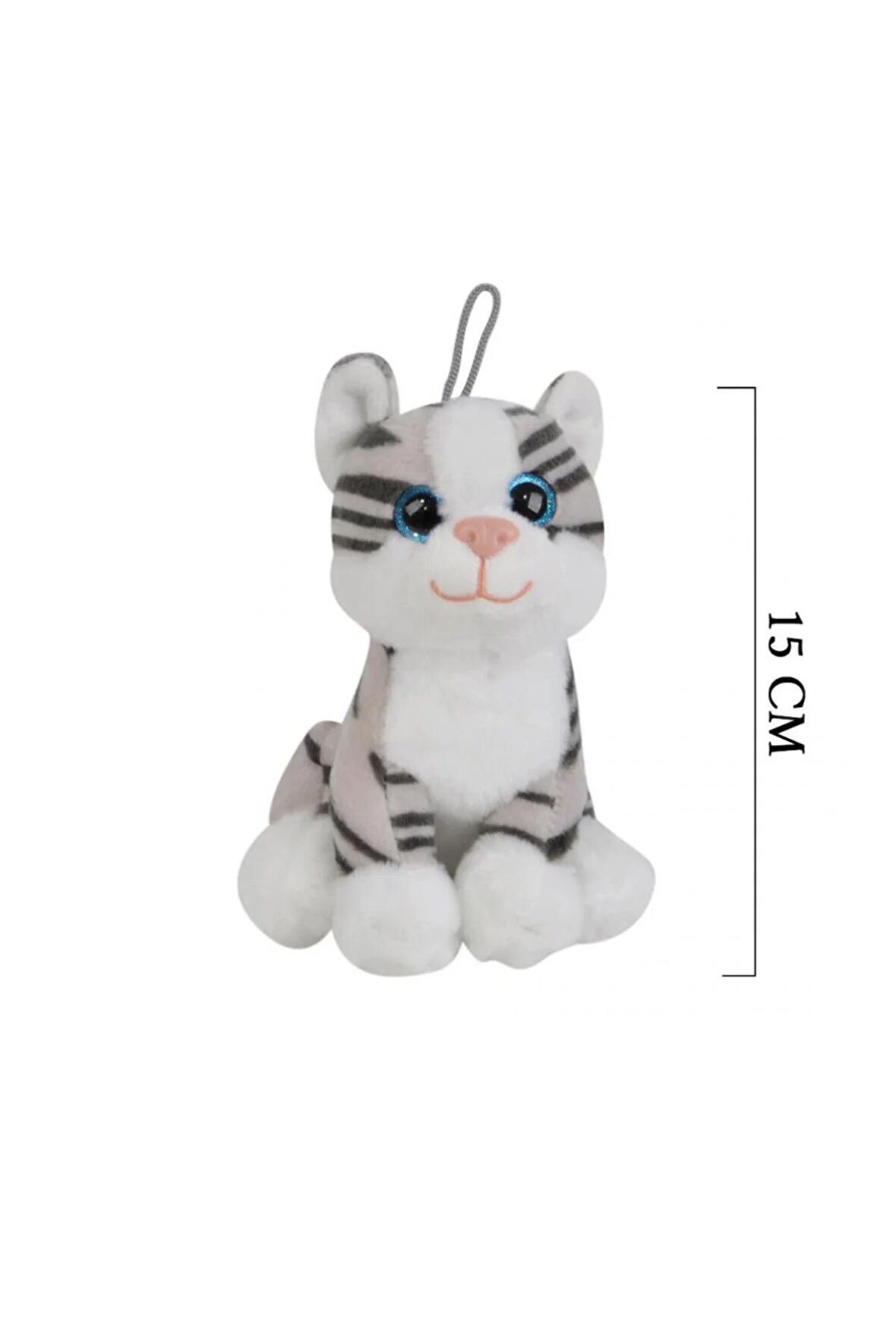 Sevimli Peluş Kedi Oyuncak Hediyelik Uyku Arkadaşı 15 cm