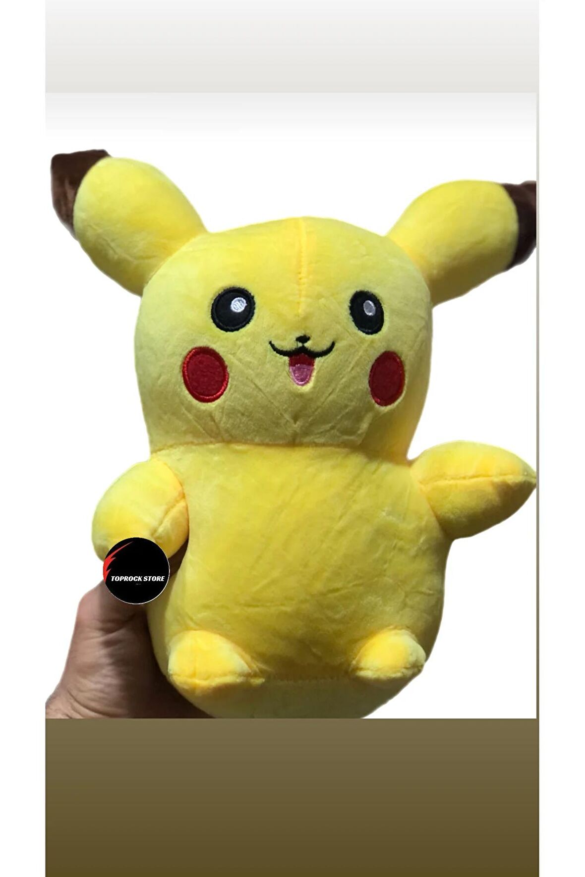Sevimli Pikachu Peluş Pokemon Go 35 cm Organic Kumaş