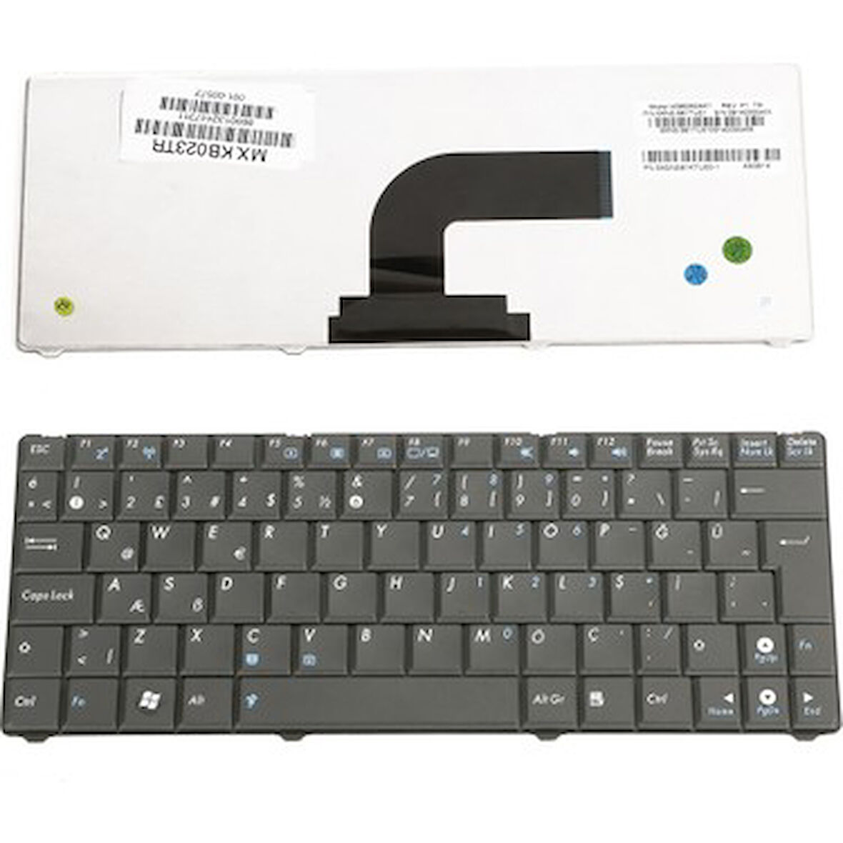 Asus Eee Pc 1101HA 1105 1108 Laptop İNGİLİZCE SİYAH Klavye Tuş Takımı