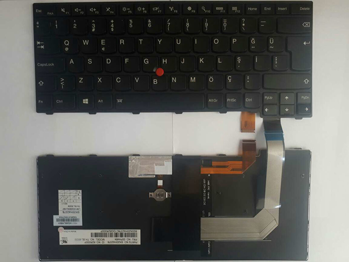 Lenovo ThinkPad Uyumlu T460S Laptop Klavyesi