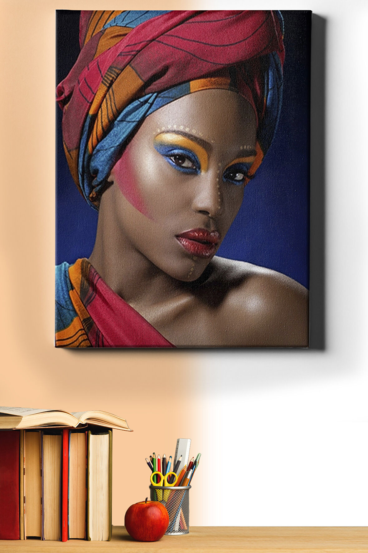 Sayılarla Boyama Seti Kasnaklı Renklerle Yüzleşme 60 X 75 Cm