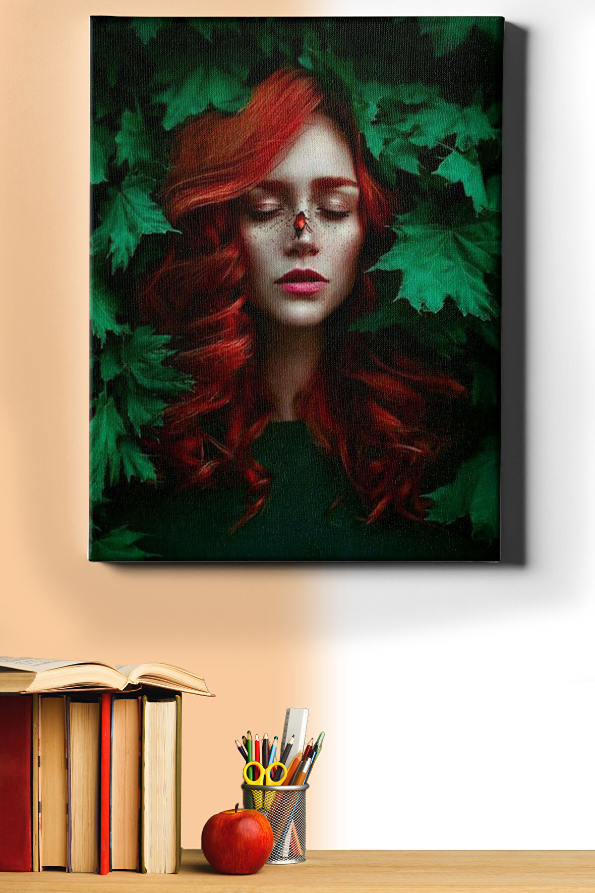 Sayılarla Boyama Seti Kasnaklı Doğayı Hissetmek 40 X 50 Cm