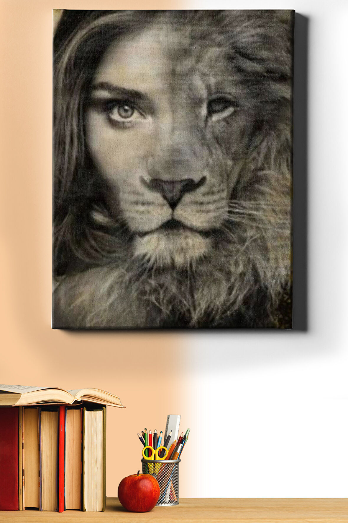 Sayılarla Boyama Seti Kasnaklı Vahşi Güzellik 2 60 X 75 Cm