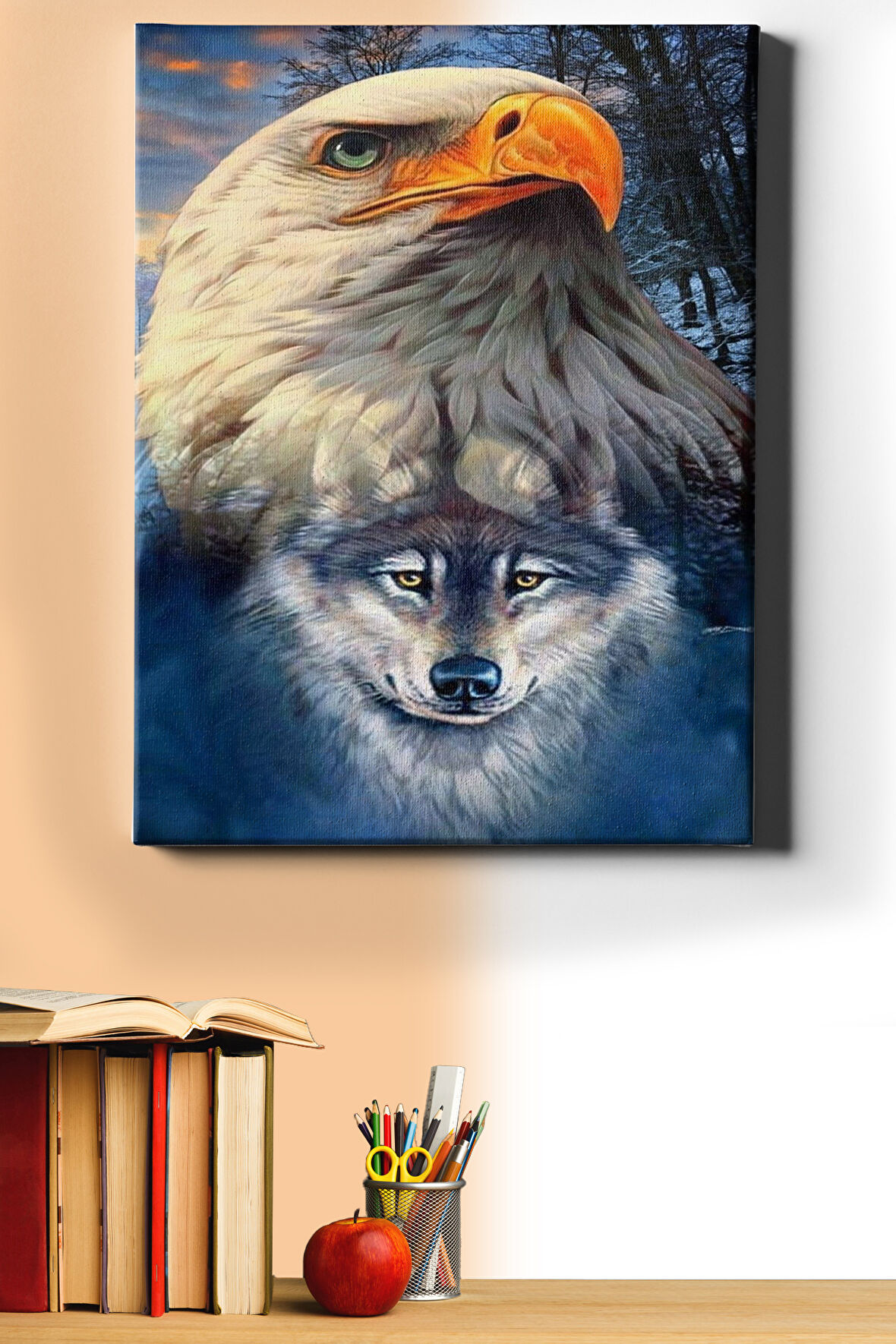 Sayılarla Boyama Seti Kasnaklı Rüyalarda Yaşamak 40 X 50 Cm