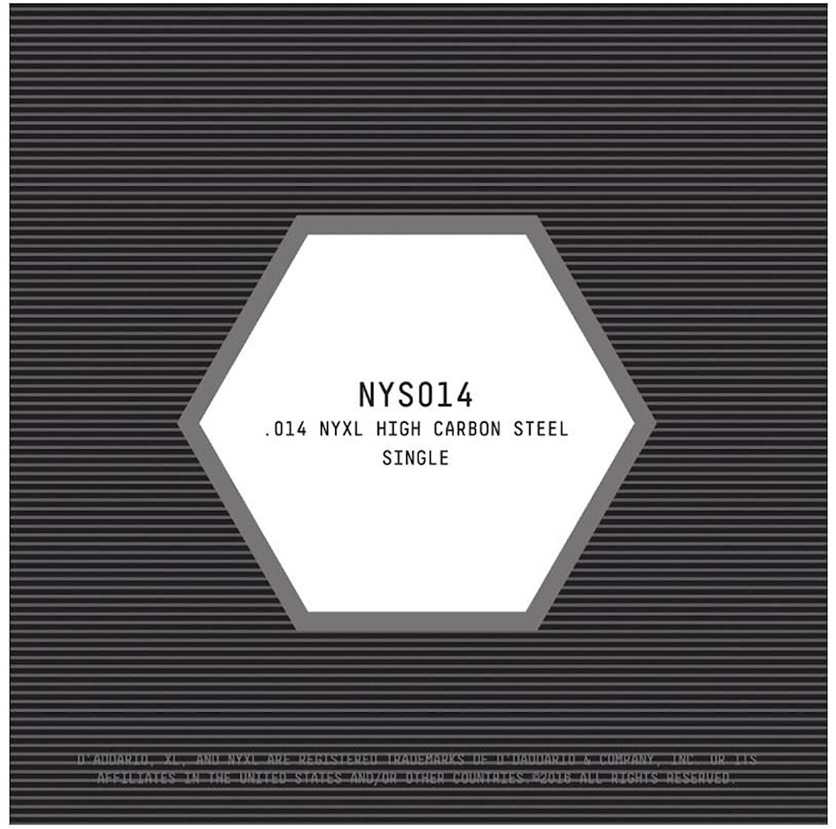 DADDARIO NYS014 ELEKTRO VE AKUSTİK TEK TEL, B-(Sİ), YÜKSEK KARBONLU ÇELİK