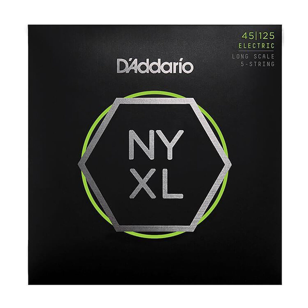 DADDARIO NYXL45125 BASS GİTAR TEL SETİ, NYXL SERİSİ, LONG SCALE, 5 TELLİ